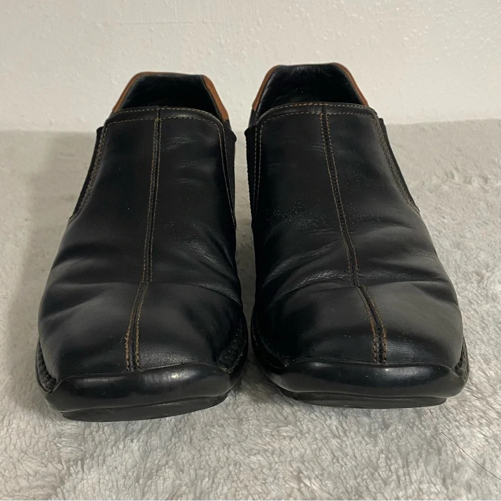 Cole Haan Zeno Black Leather Slip On Loafers Men’s Size 10.5 M